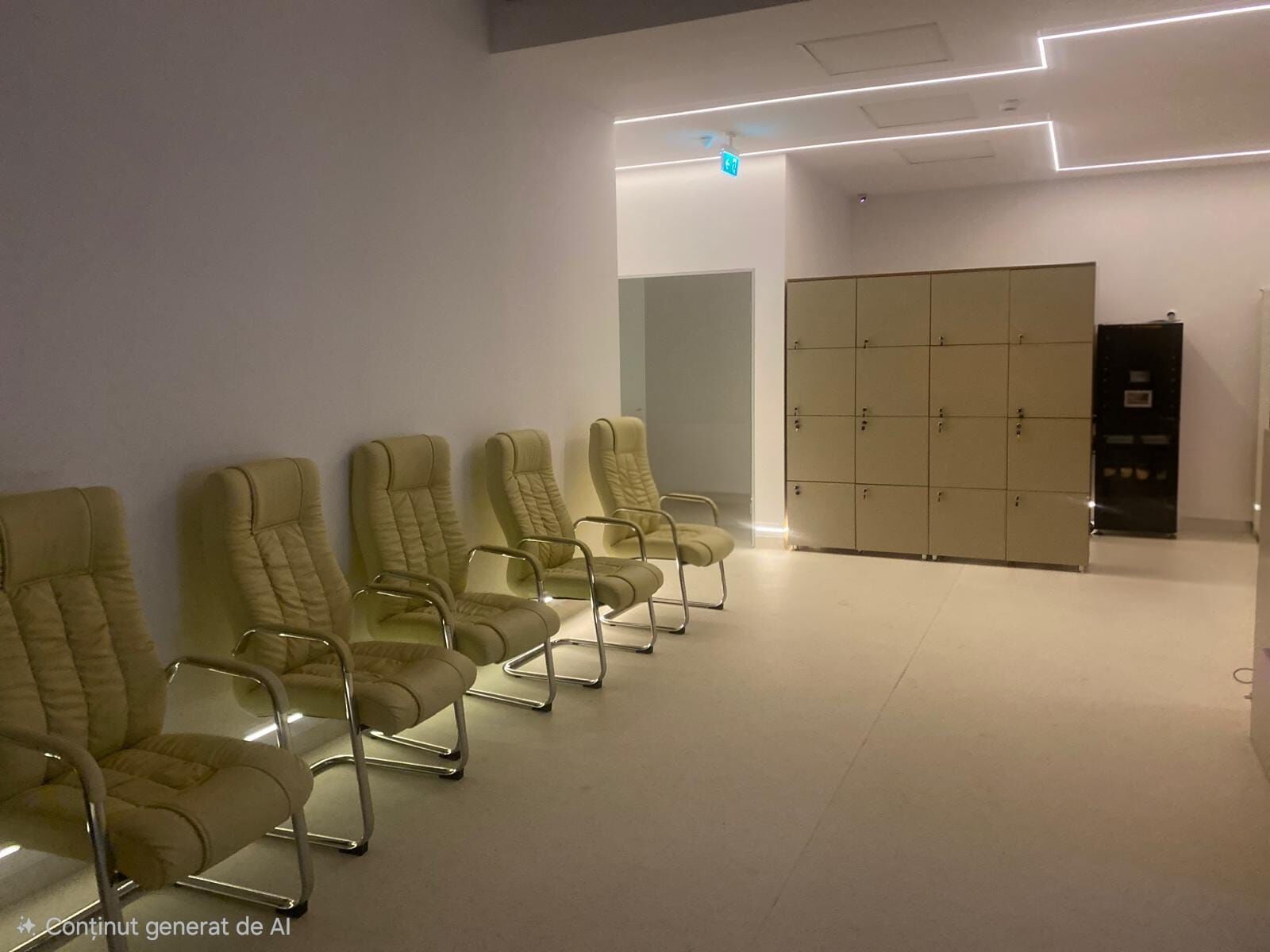Sala de așteptare și vestiarele pentru pacienți